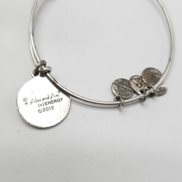 Alex and Ani San Francisco Charm Bangle Bracelet in Silver-Tone Finish - Picture 2 of 5